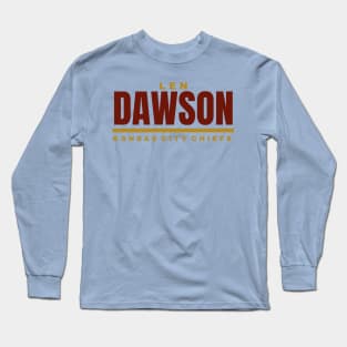 len dawson typography retro Long Sleeve T-Shirt